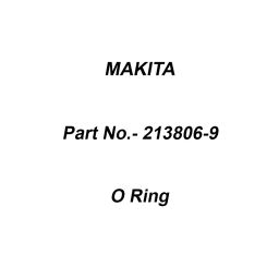Makita Black Rubber O Ring Size 90 for HM1202C, Part No 213806-9-45