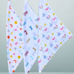 BAESD Pack Of 3 Printed Baby Wash Cloths-image-94