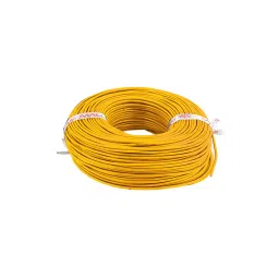 MALLA 1 Sq.mm 2 Core Flexible Cable Yellow (90 m) Pack of 3-image-71