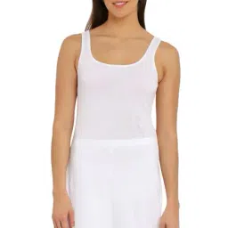 Jockey White Cotton Camisole - 1488-picture-25