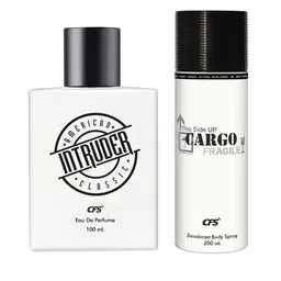 CFS Intruder & Cargo Fragile Set Of 2 EDP & Spray- 200ml & 100ml image 3