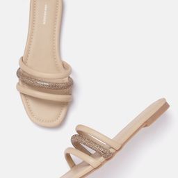 Van Heusen Woman Embellished Strappy Open Toe Flats-48