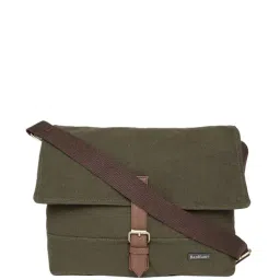 Bad Habit Military Green Nylon Medium Laptop Messenger Bag-image-45