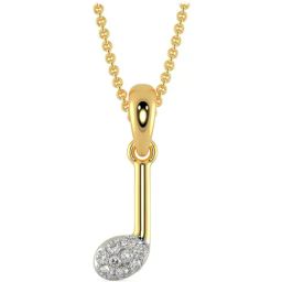 Malabar Gold and Diamonds 22 kt Gold Pendant for Girls-image-36
