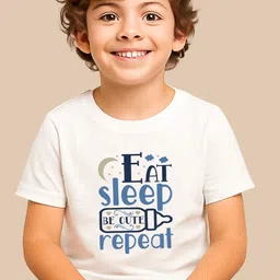 TAGWEAR Boys Typography Printed Round Neck Cotton T-shirt-picture-29