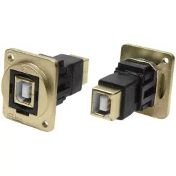 RS PRO Straight Panel Mount USB Connector 2 Port Type B to B, 1750151-image-94