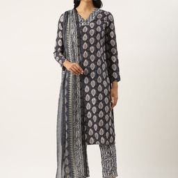 Ethnovog Floral Printed Unstitched Dress Material-image-62