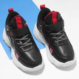 Cute Walk by Babyhug Sneaker Shoes With Velcro Closure Colour Block - Black-picture-44