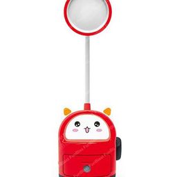 FunBlast Cute Cartoon Design 2 in 1 Table Lamp with Sharpener - Red-25