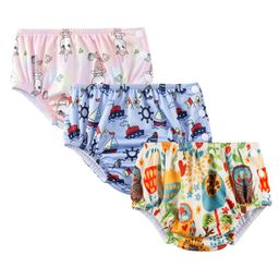 Chinmay Kids Waterproof Swim Diapers - Leakproof & Adjustable for Boys & Girls | Pack of 3 Fun Designs-image-98
