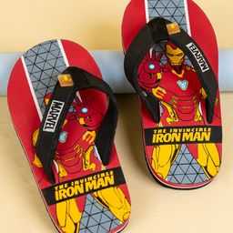 Toothless Marvel Avengers Featuring Iron Man Designed Flip Flops - Red-image-41