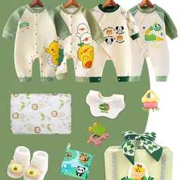 Little Surprise Box LLP Infants 20 Pcs Tall Giraffe Birthday Gift Hamper Set-39