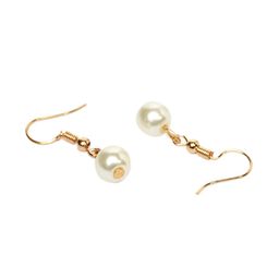 Shining Diva Fashion Gold-Plated White Pearl-Studded Jewellery Set image 5