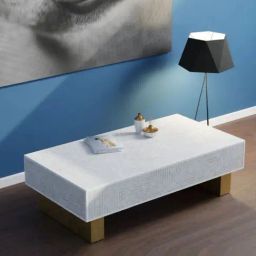 Casagold White Large Mother of Pearl Inlay Luxom Harmony Rectangular Coffee Table-image-10