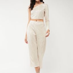 Zima Leto One-Shoulder Top With Pant Set-image-29