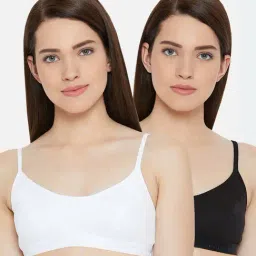 Lady Lyka Multicolor Non Wired Non Padded Sports Bra (Pack Of 2)-image-95