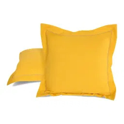 Swayam Yellow Cotton Cushion Covers - Set of 2-image-72