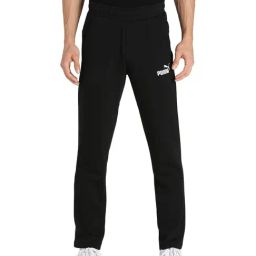 Puma Essentials Black Cotton Trackpants-image-87