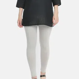 Dollar Missy Light Grey Cotton Leggings-picture-31