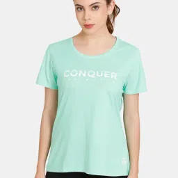 Rosaline by Zivame Green Printed T-Shirt-image-26