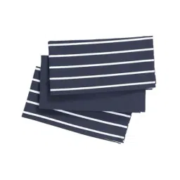Maspar Navy 100% Cotton 225 GSM Kitchen Towel - Set of 3-38