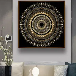 The Art House Abstract Multicolor Canvas Wall Painting-12