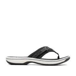 Clarks Women's Brinkley Sea Black Thong Wedges-image-48