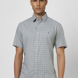 Van Heusen Sport Horizontal Stripes Slim Fit Pure Cotton Casual Shirt-image-68