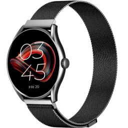 beatXP Vega BT Calling Smartwatch with 1.43 inch Super AMOLED Display (Black Metal Magnetic)-59