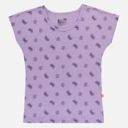 Bodycare Kids Lavender Cotton Printed T-Shirt-image-51