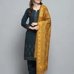 Monte Carlo Women's Mustard Self Design Shawl-picture-46