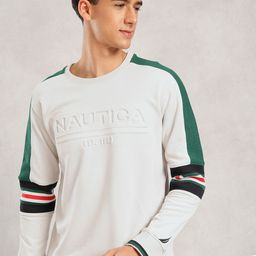 Nautica Brand Logo Embossed Sweatshirt-image-26
