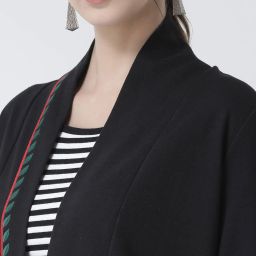 KASSUALLY Black Front Open Shrug image 5