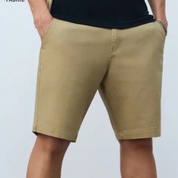 The Souled Store Brown Regular Fit Solid Shorts-picture-23