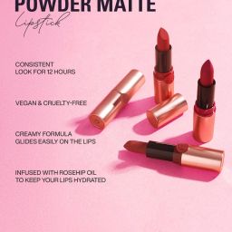 Makeup Revolution Powder Matte Lipstick Fascination - 3.5 gm image 4