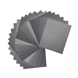 Sarrah 400, 600, 1000, 1500, 2000, 2500, 3000 Grit Silicon Carbide Wet/Dry Waterproof Sand Paper 279x229 mm (Pack of 24 Pcs)-image-58