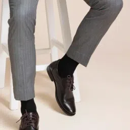 Zoom Shoes Men's Brown Derby Shoes-image-88
