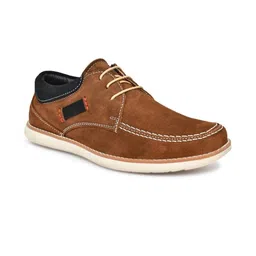 G L Trend Men Colourblocked Suede Boat Shoes-image-94