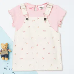 max Print Pinafore Dress-image-25