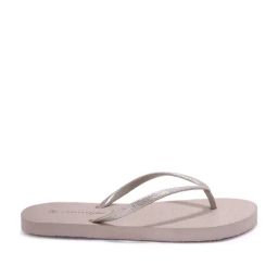 Forever Glam by Pantaloons Women's Grey Flip Flops-image-50