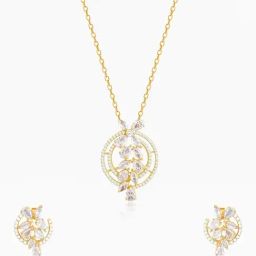 GIVA 925 Sterling Silver Golden Set for Women-image-65