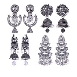 Sangria Alloy Silver-Plated Earrings-image-81