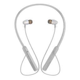 Voods Grey Active Wireless Bluetooth In Ear Neckband with Magnetic Earbuds-26