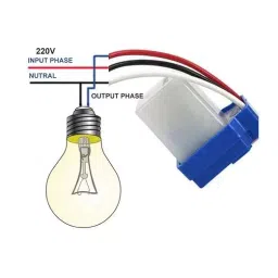 BytBots Waterproof 220 V 6 A Auto Day/Night on and Off Photocell LDR Sensor Switch (Pack of 2) image 4