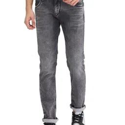Lawman Pg3 Grey Slim Fit Lightly Washed Jeans-image-27