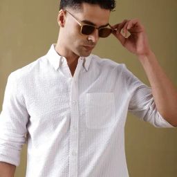 Dillinger White 100% Cotton Regular Fit Casual Shirts-image-39
