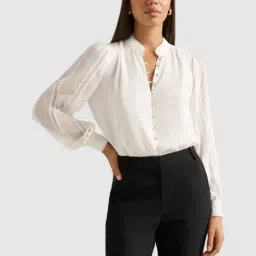 forever new Morgan Trimmed Blouse-picture-21
