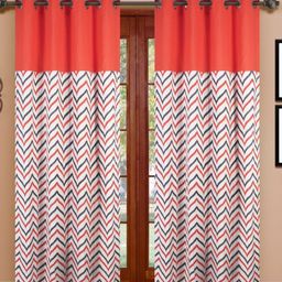 Dekor World Multicoloured Set of 2 Window Curtain-44