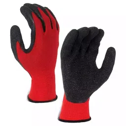 Laxmisafe ‎CPHG Nitrile and Nylon Cut Resistant Gloves White and Orange Color, Free Size (Pack of 10 Pair)-image-17