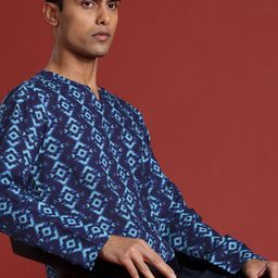 Anouk Ethnic Motifs Print Pure Cotton Kurta-picture-49